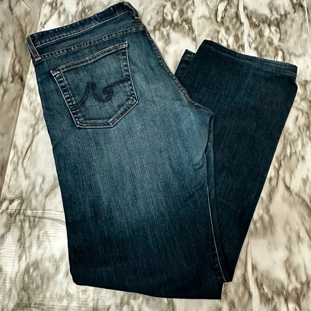 AG Adriano Goldschmied Indigo Relaxed Fit Jeans The Protégés Straight Western